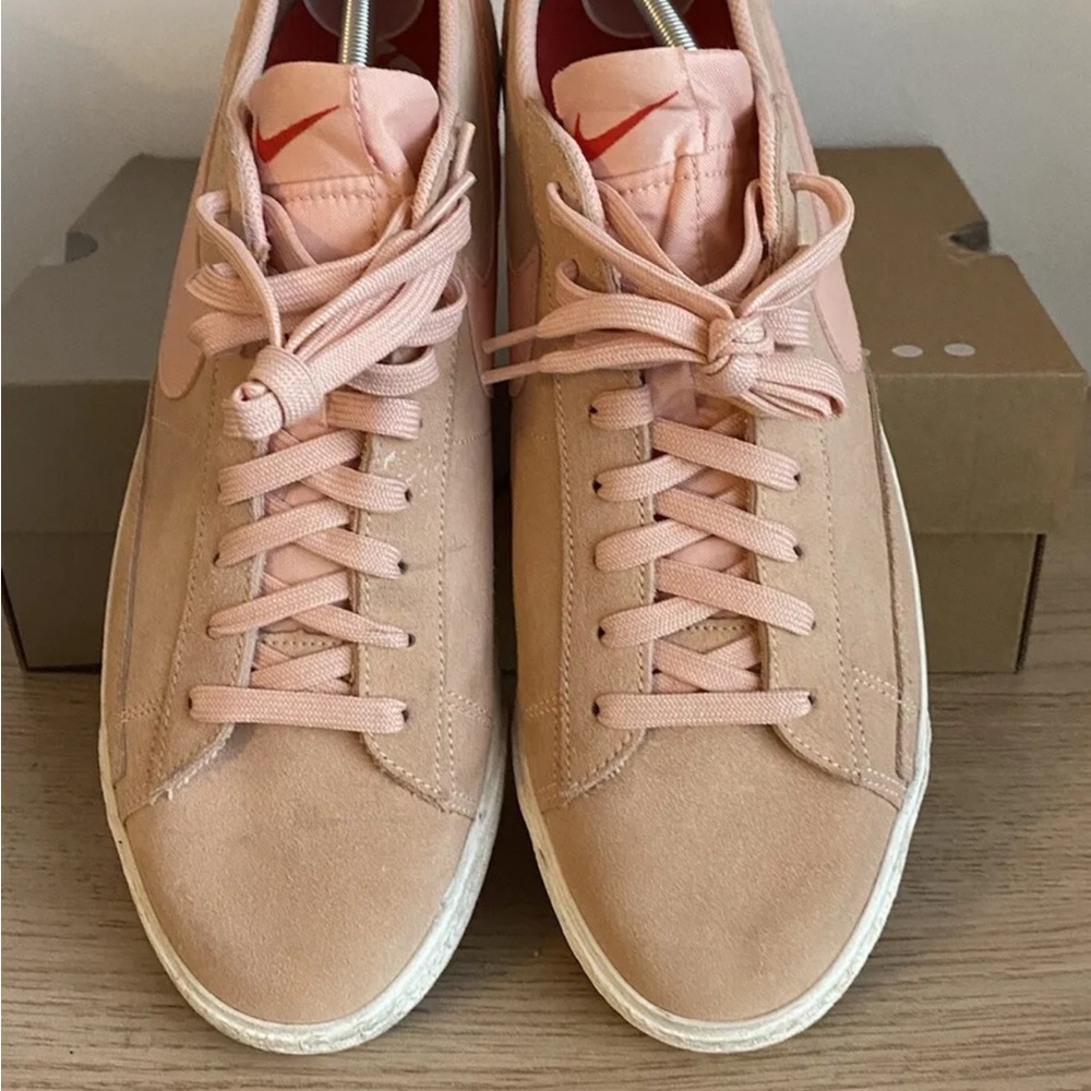 Nike SB Blazer Low Pink Orange Suede Lace-Up Sneakers 371760-801- Mens Size 12 - Picture 11 of 11